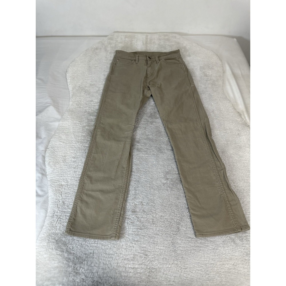 Levi's‎ Workwear Light Green Straight Denim Jeans Size 29x30 Pants Stretch